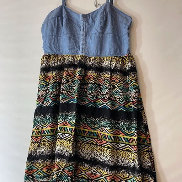 Spaghetti Strap Denim Top Sundress XXL - Picture 1 of 6